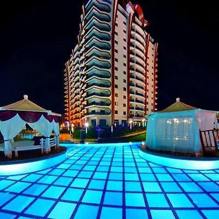 Azura Park -- шикарное место для вас -- вид на море, на бассейн, горный воздух и свой пляж - забронируйте сейчас * Alanya